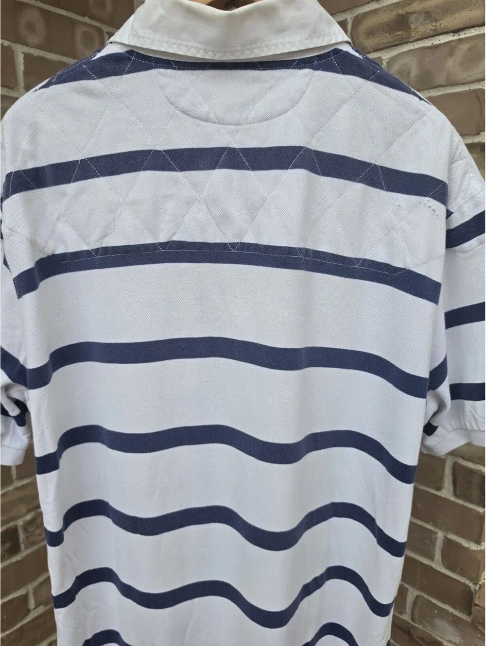 Vintage Polo Ralph Lauren Rugby Shirt 2XB Big Stripe Pony 80's or Early 90's